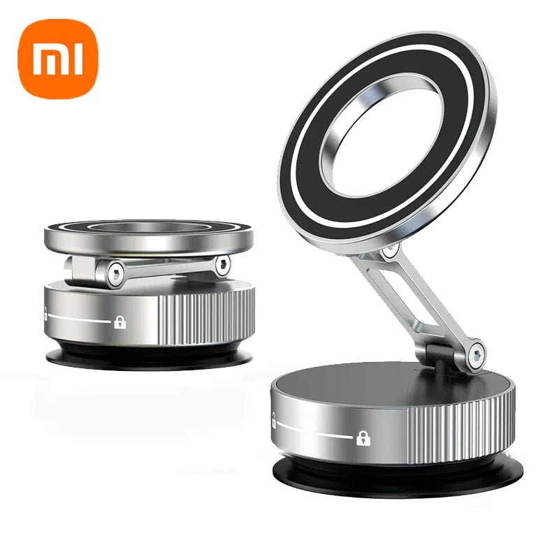 Xiaomi Super Strong Magnetic Phone Holder - Foldable 360° Adjustable Vacuum Mount for Car, Desk, and Bathroom