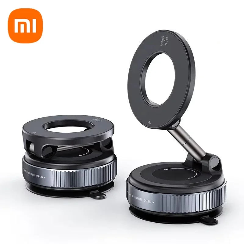Xiaomi Super Strong Magnetic Phone Holder - Foldable 360° Adjustable Vacuum Mount for Car, Desk, and Bathroom